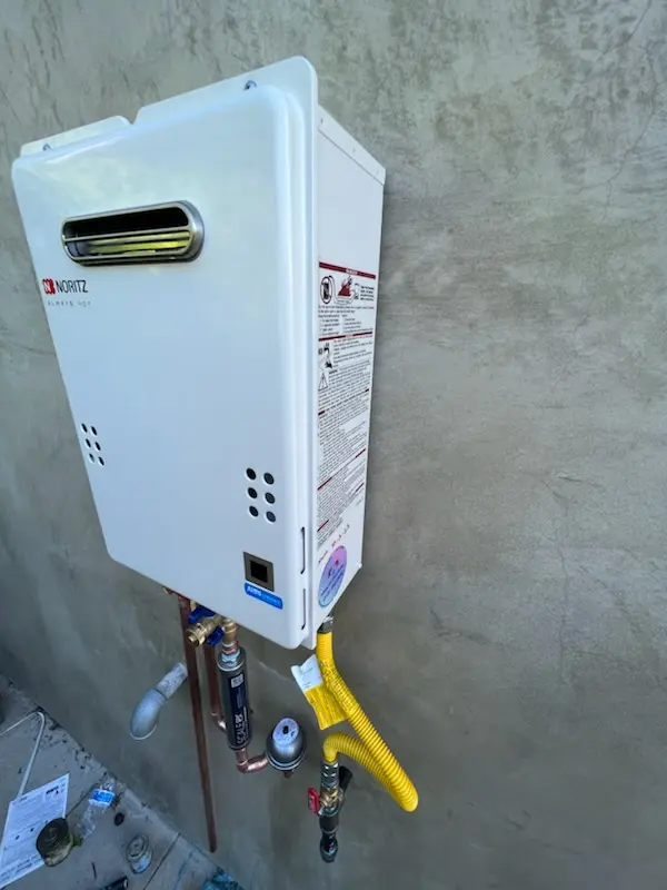 Tankless water heater installation for Brookfield Manor Mobile Home Park homes